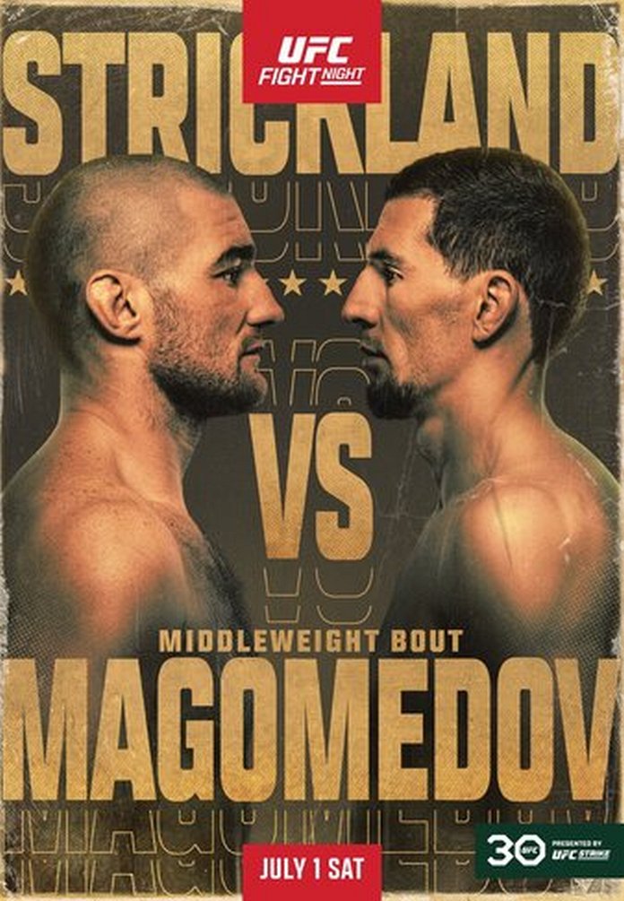 UFC Vegas 76 Fight Card Poster UFC Vegas 76 Fight Card Poster