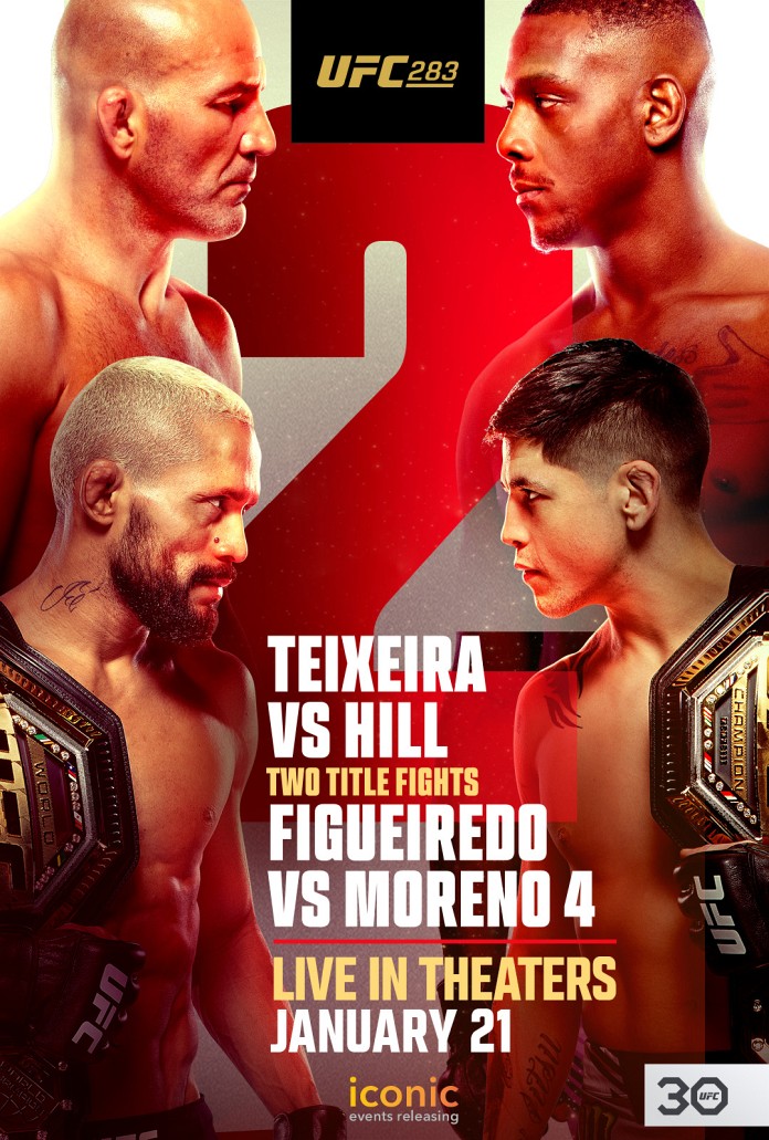 UFC 283 Fight Card Poster