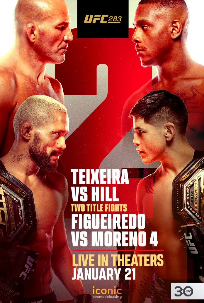 UFC 283 Fight Card Poster UFC 283 Fight Card Poster