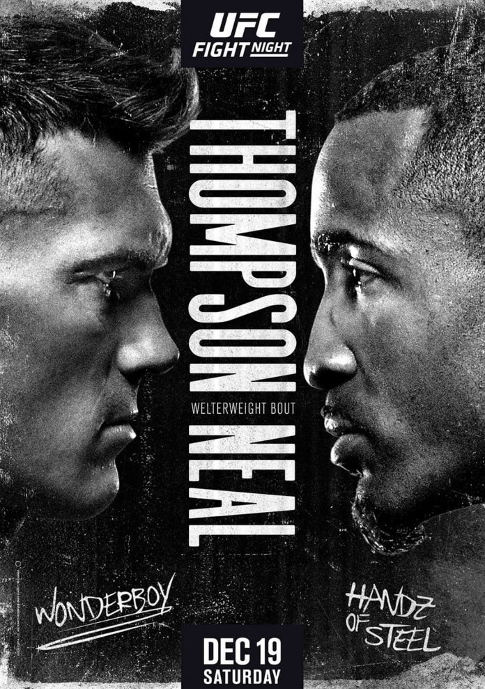 new UFC Fight Night 183 poster