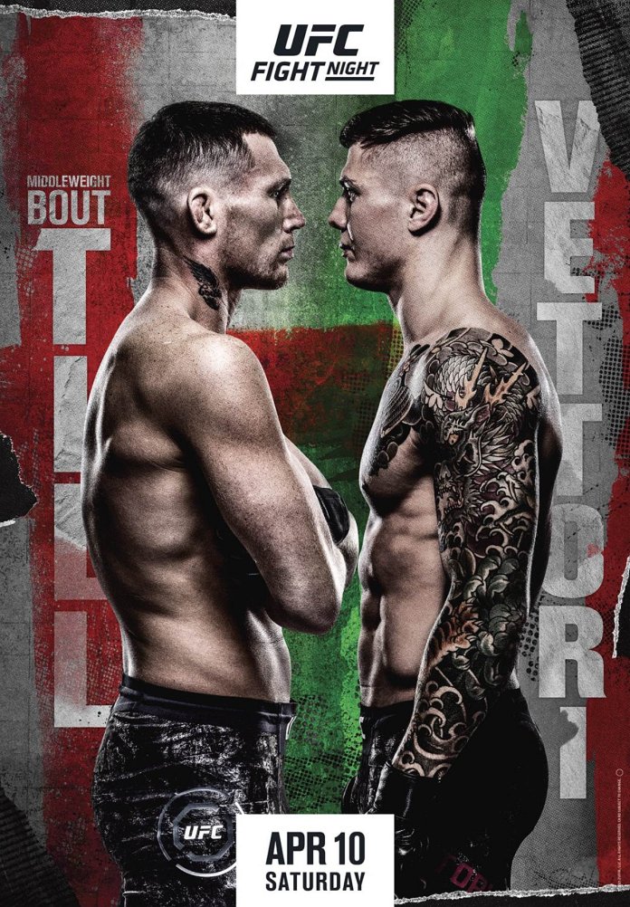 UFC on ABC 2 Fight Card Poster
