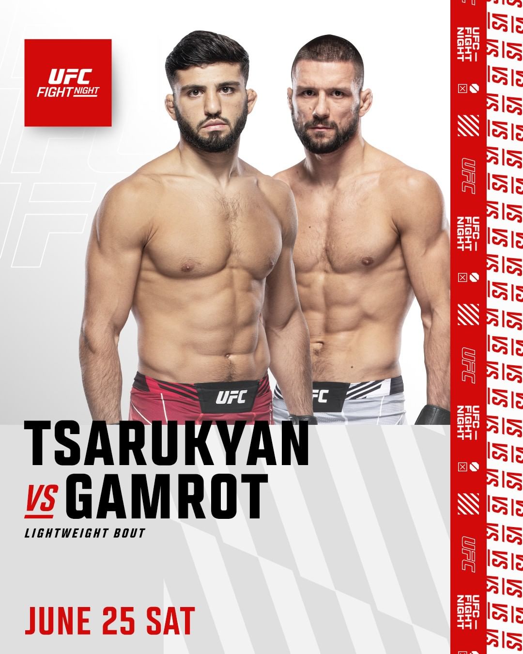 Tsarukyan vs. Gamrot fight facts