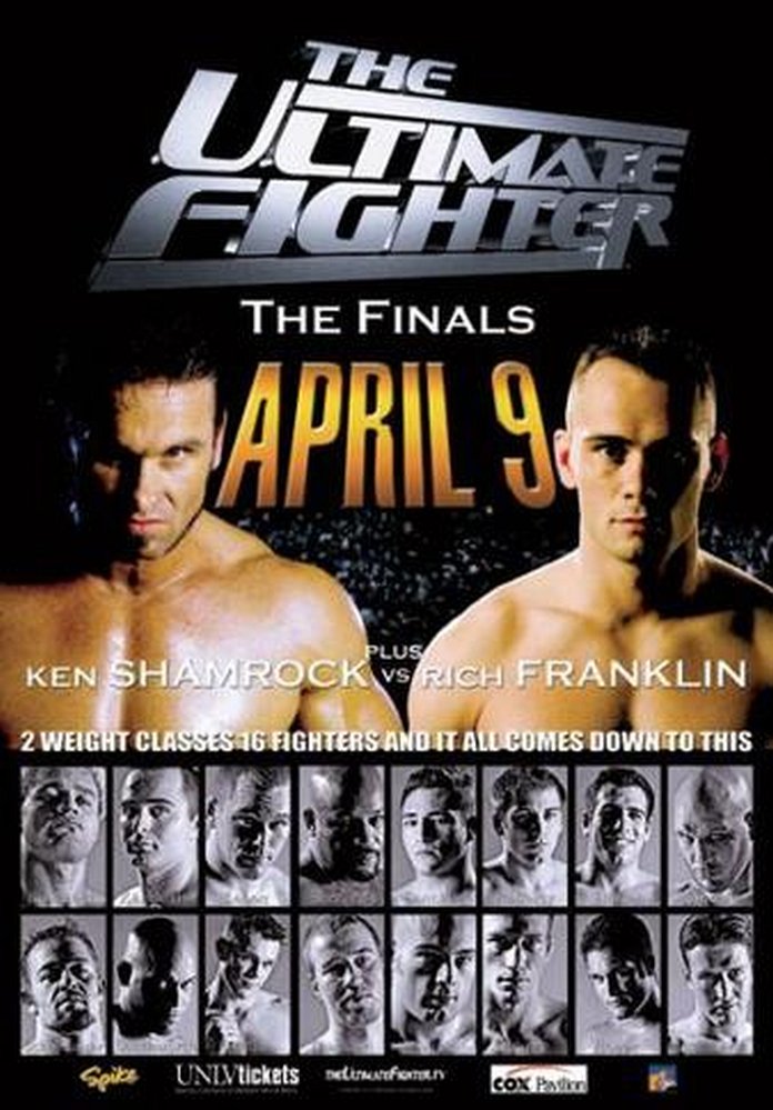 The Ultimate Fighter 1 Finale results poster