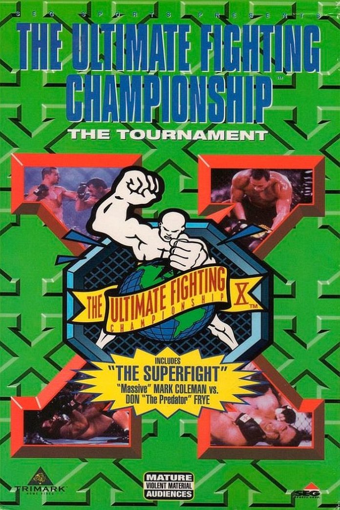 UFC 10 results poster