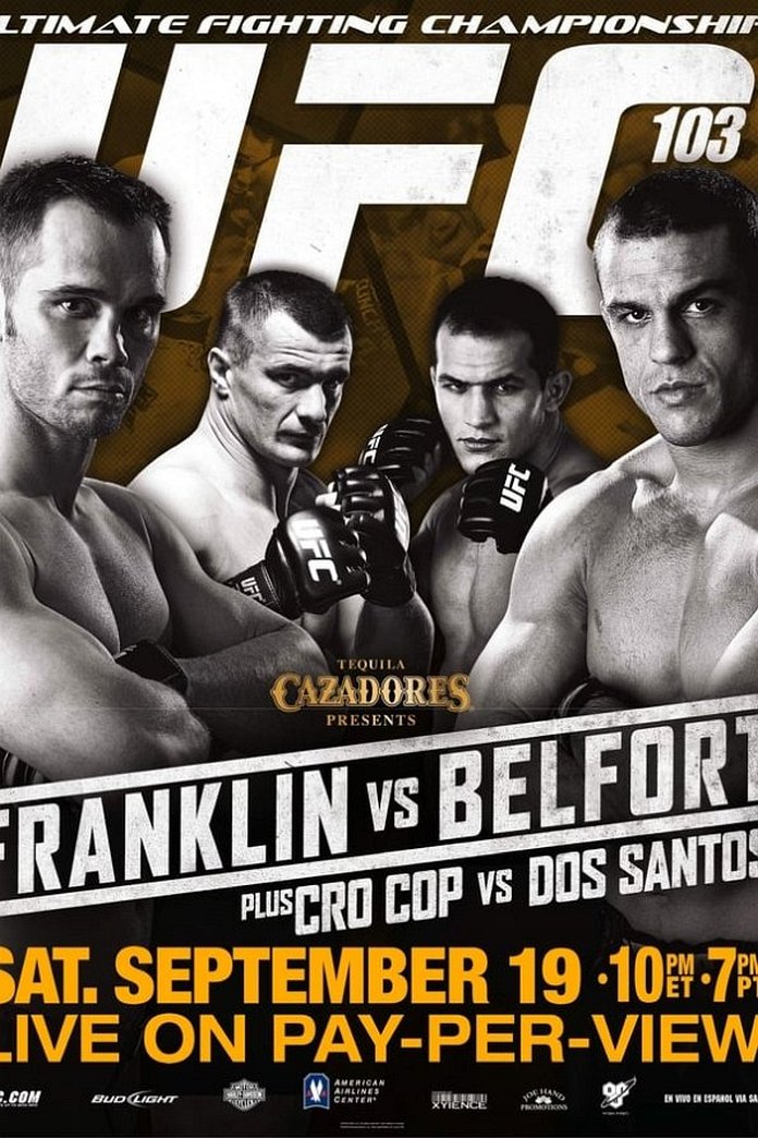 UFC 103 results poster