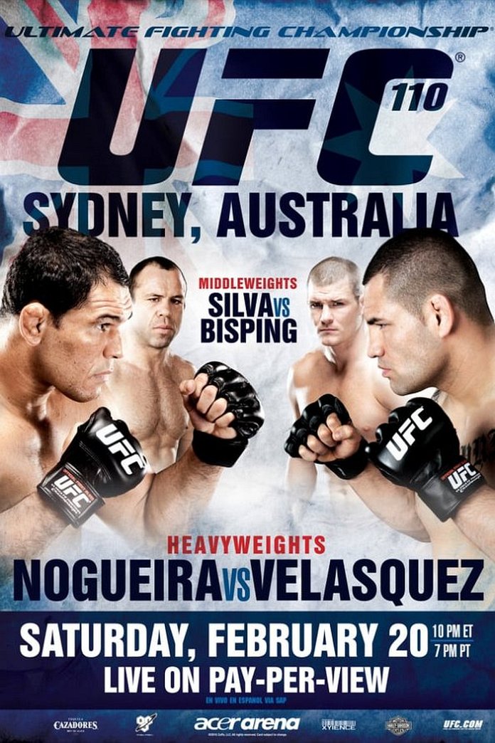 UFC 110: Nogueira vs. Velasquez poster