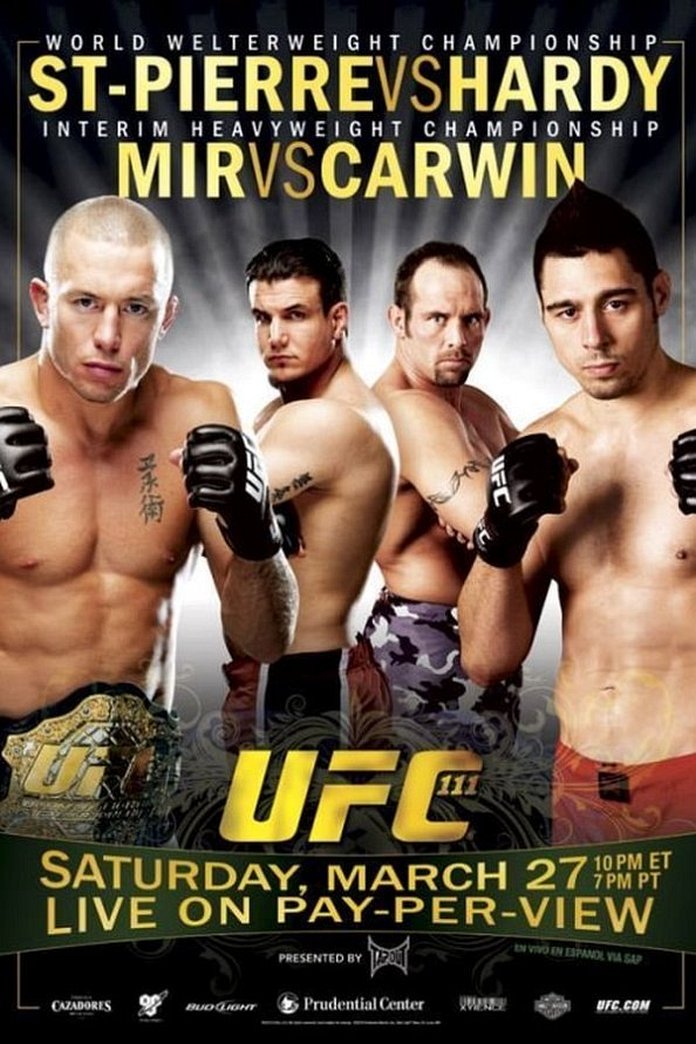 UFC 111 results poster