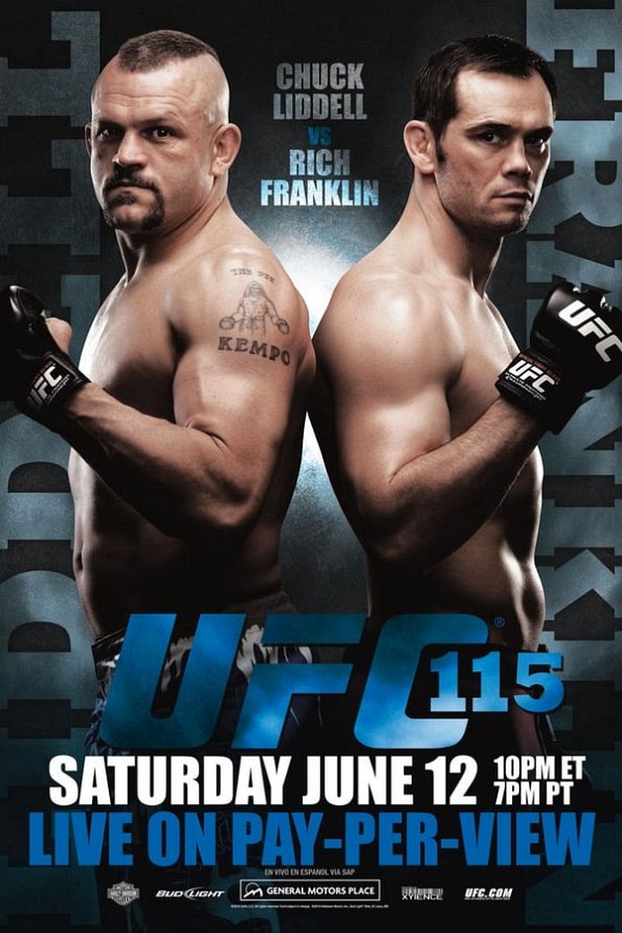 UFC 115 results poster