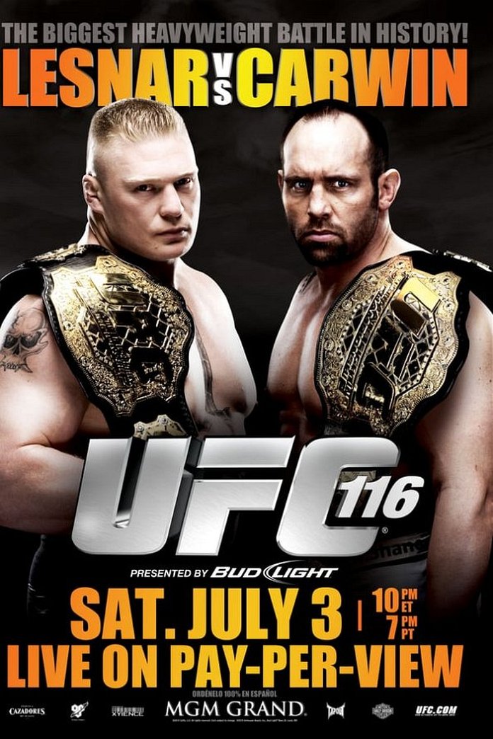 UFC 116: Lesnar vs. Carwin poster