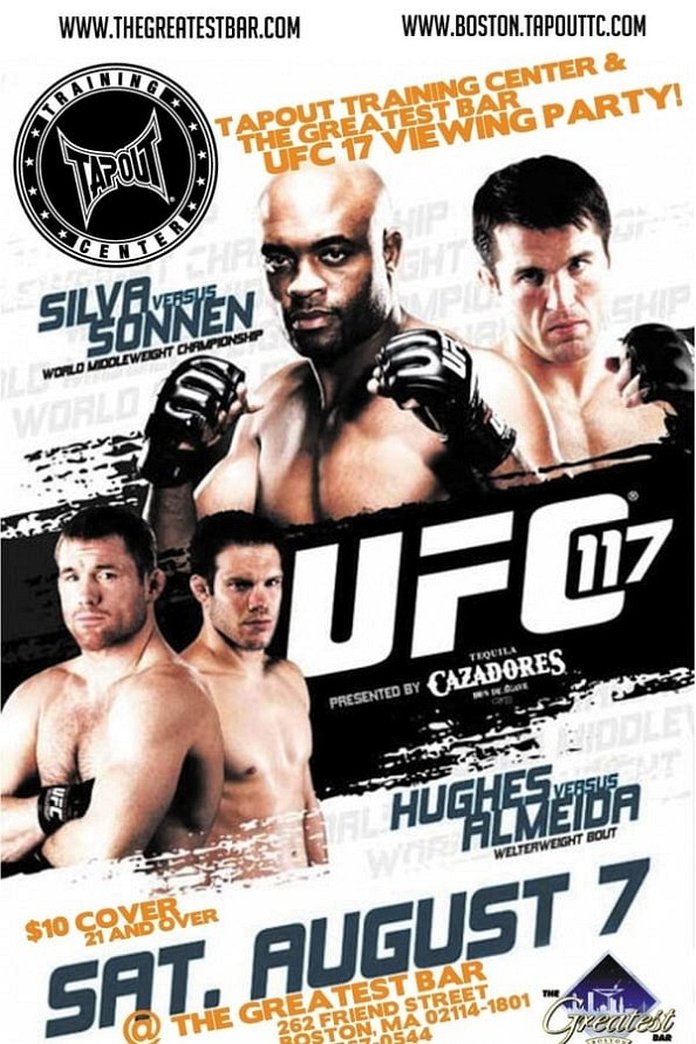 UFC 117 results poster