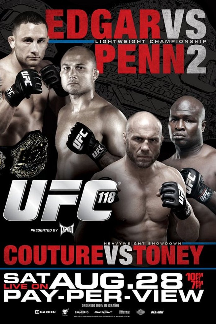 UFC 118 results poster