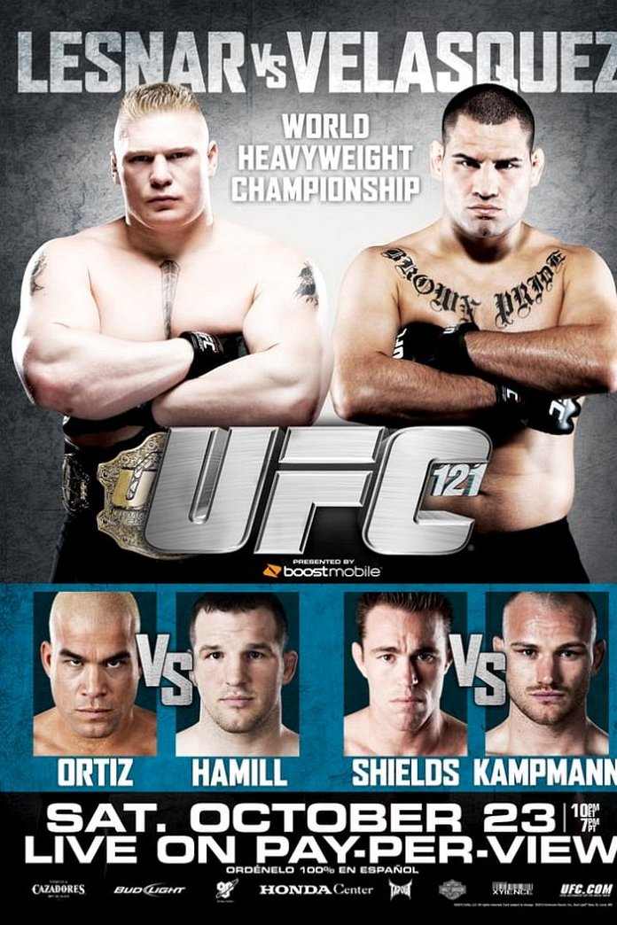 UFC 121: Lesnar vs. Velasquez poster