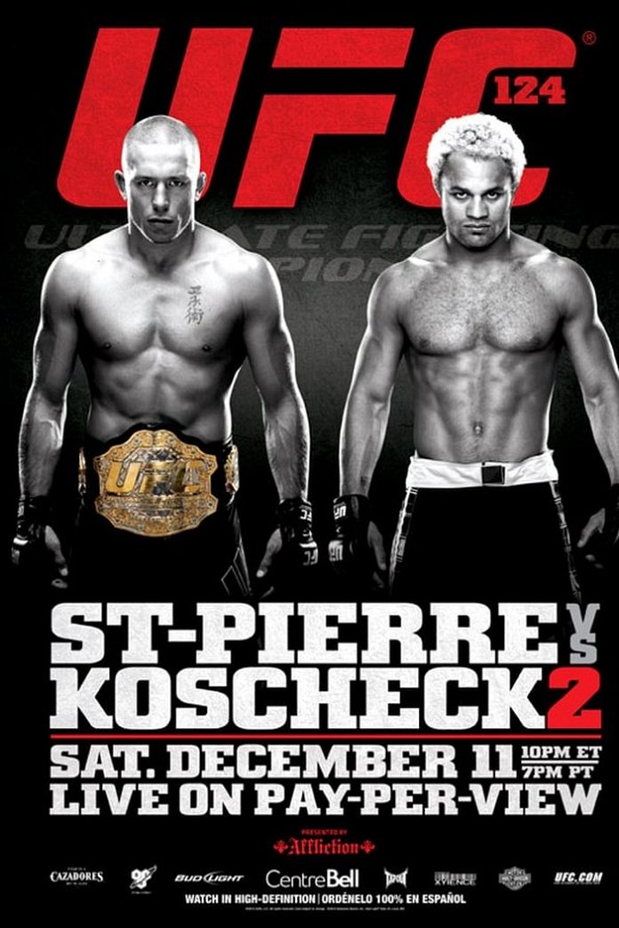 UFC 124: St-Pierre vs. Koscheck 2 poster