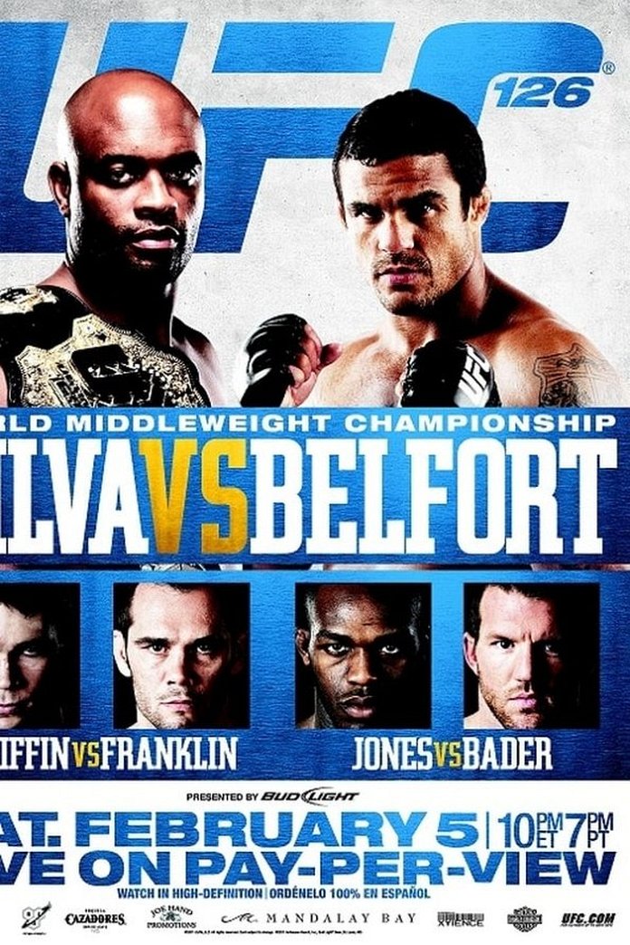 UFC 126: Silva vs. Belfort poster