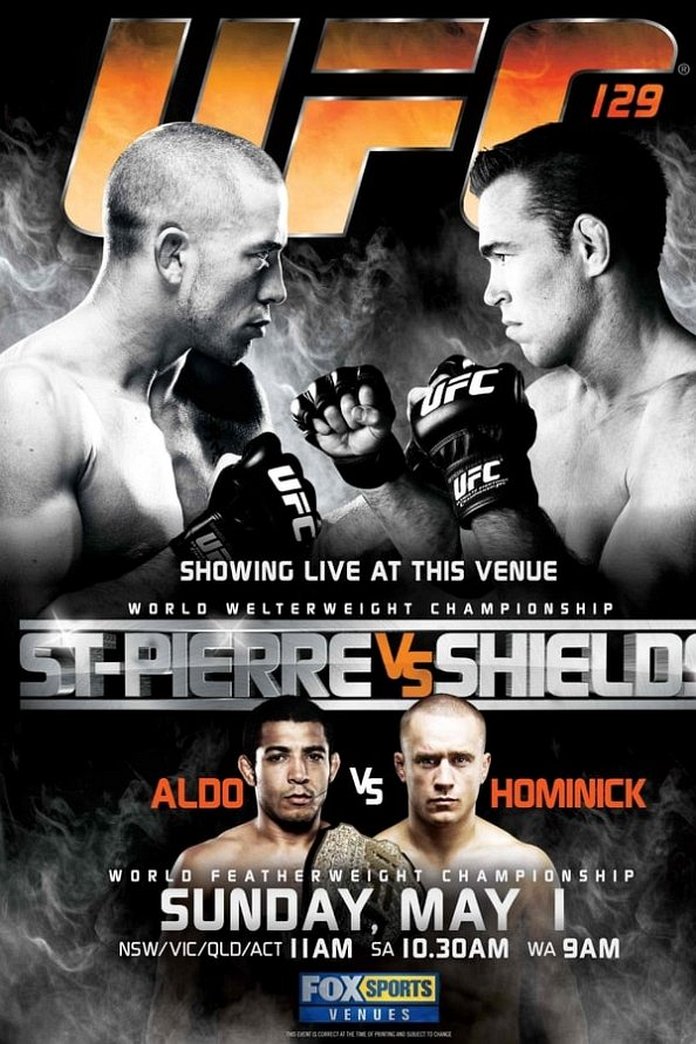 UFC 129 results poster
