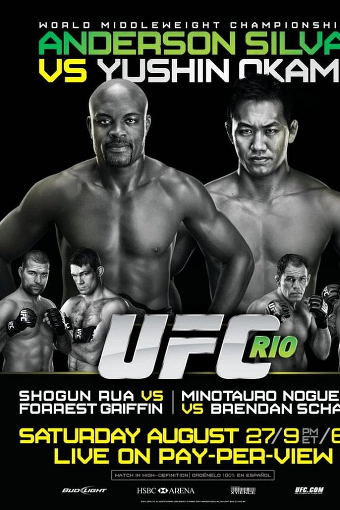 UFC 134 results poster