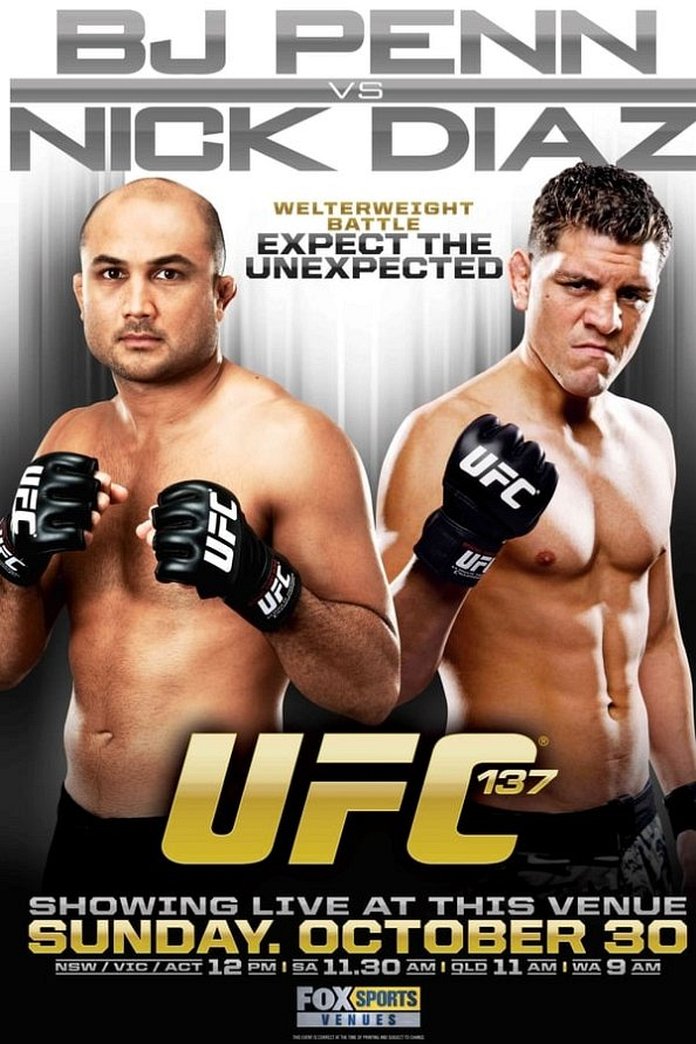 UFC 137 results poster