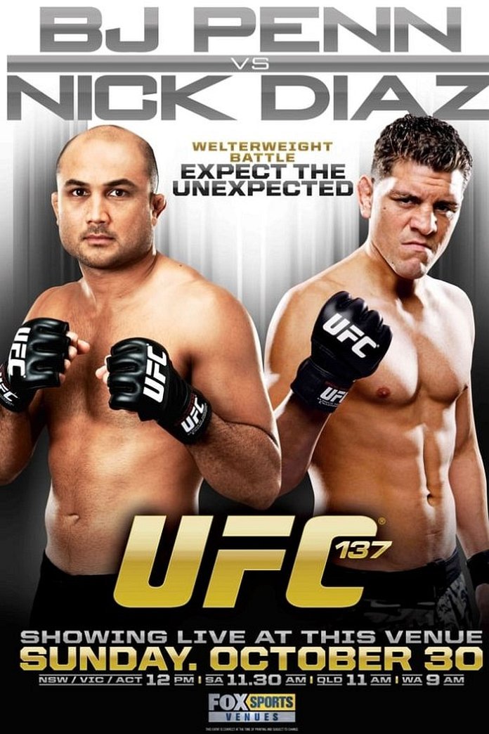 UFC 137: Penn vs. Diaz poster