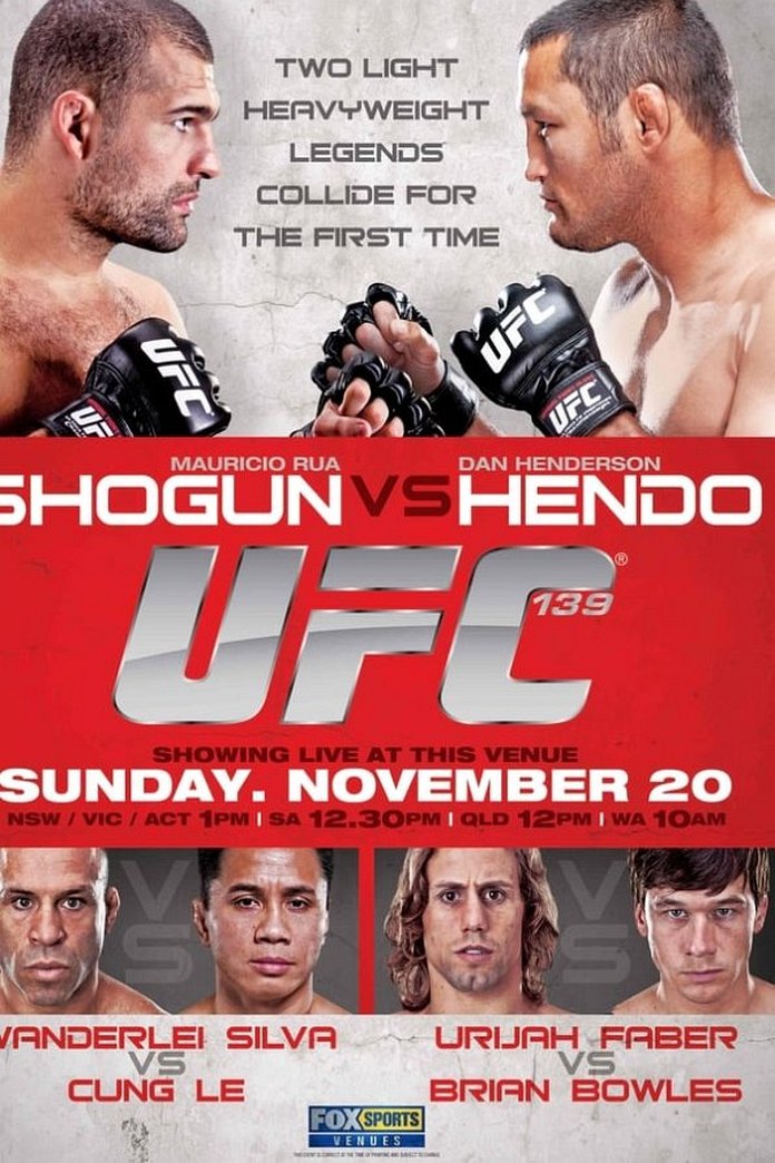 UFC 139 results poster