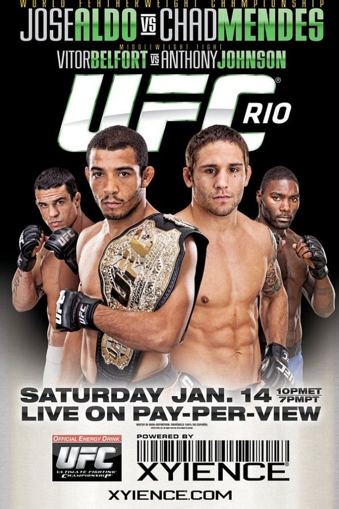 UFC 142 results poster