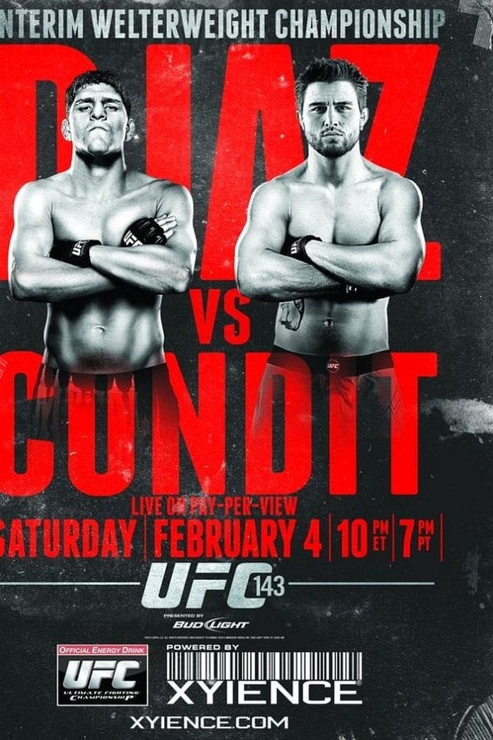 UFC 143 results poster