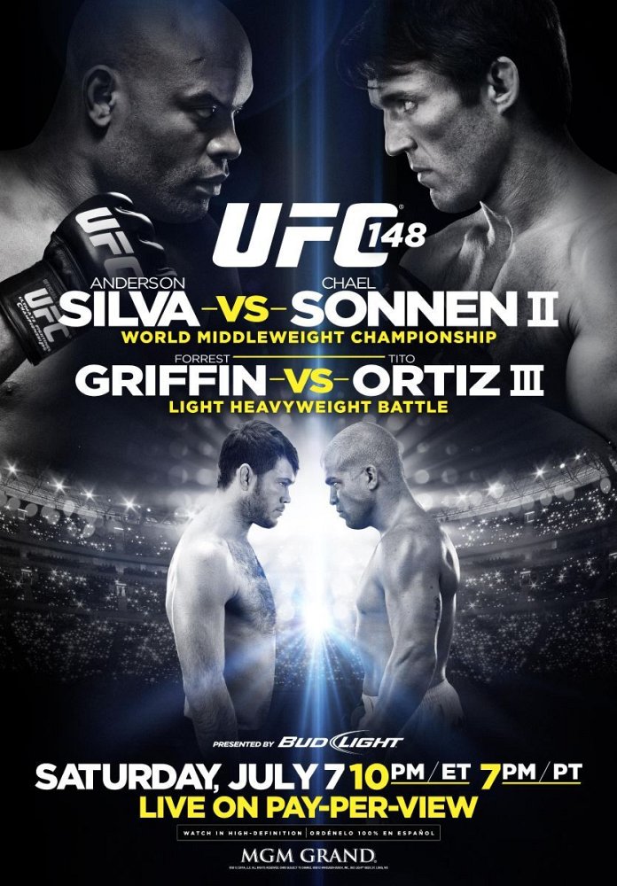 UFC 148 results poster