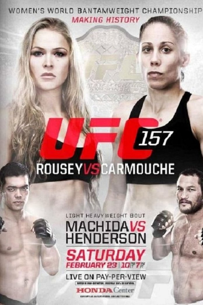 UFC 157 results poster