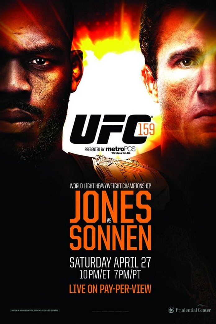 UFC 159: Jones vs. Sonnen poster