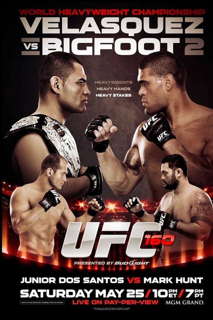 UFC 160 results poster