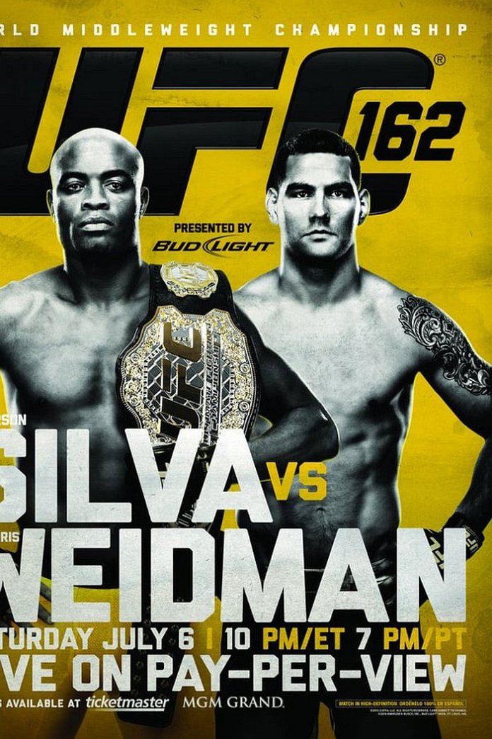 UFC 162 results poster