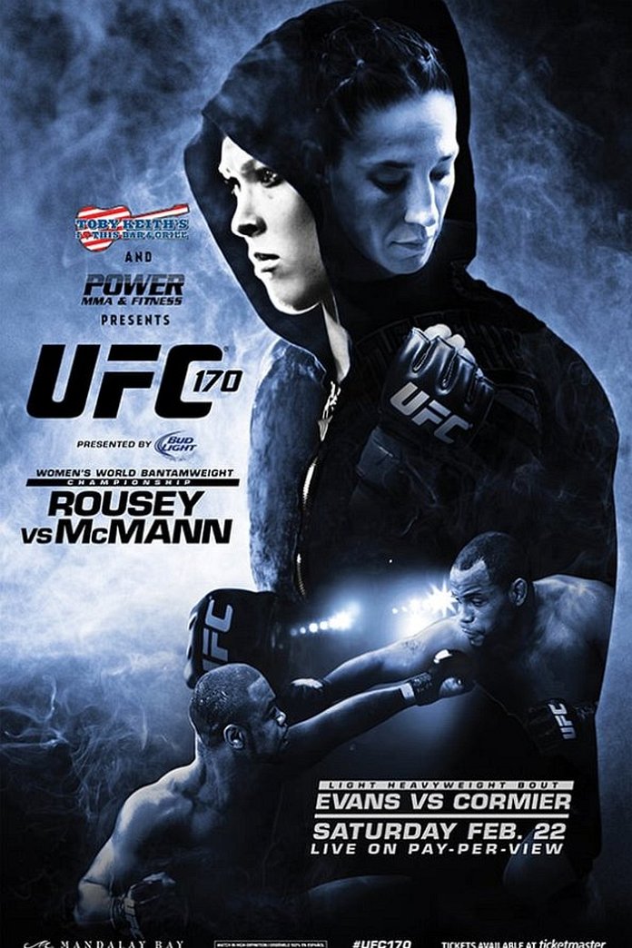 UFC 170: Rousey vs. McMann poster