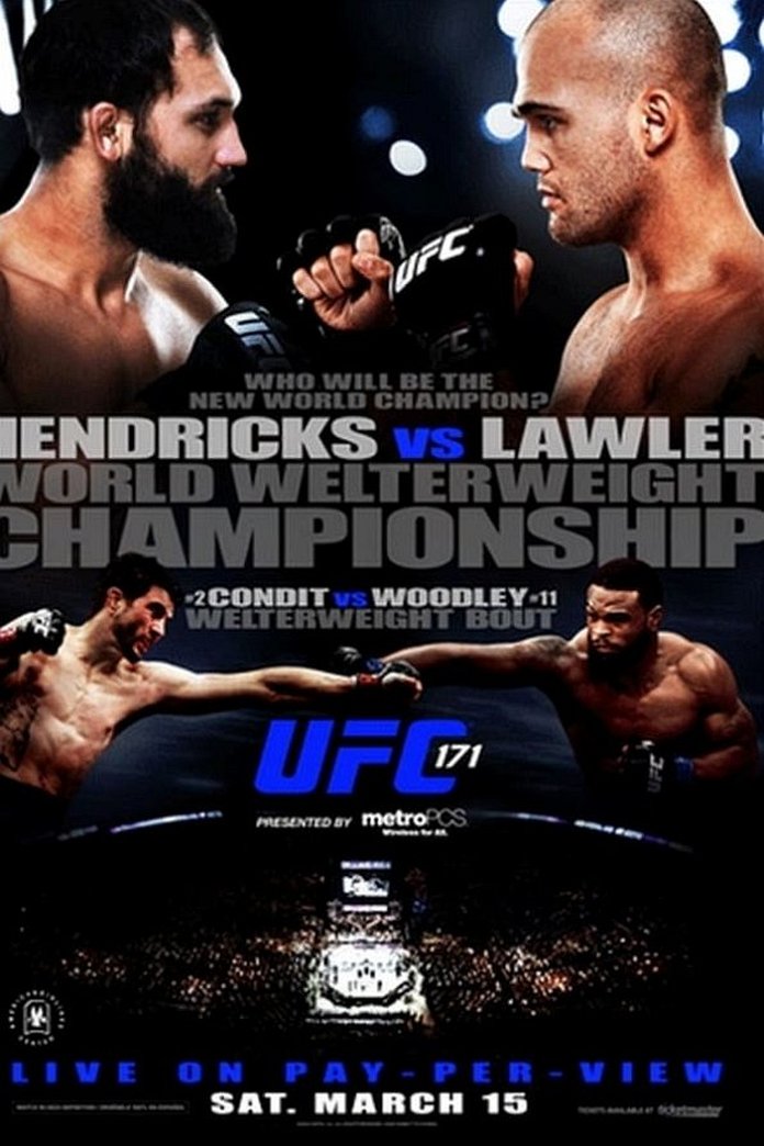 UFC 171 results poster