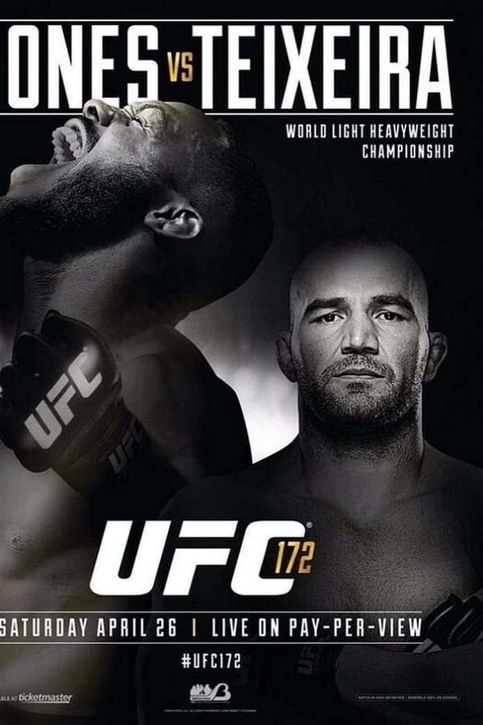 UFC 172 results poster