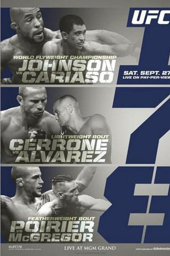 UFC 178 results poster