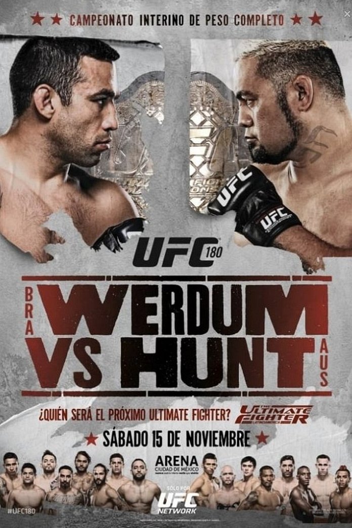 UFC 180 results poster