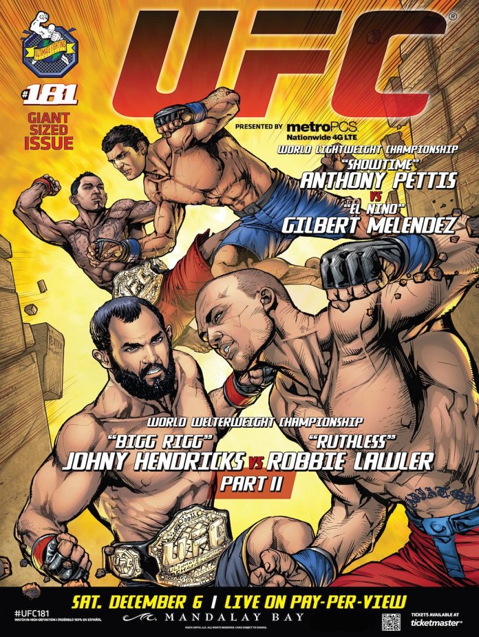 UFC 181 results poster