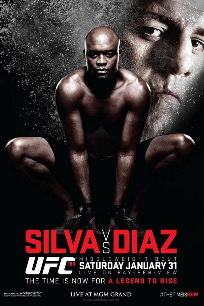 UFC 183: Silva vs. Diaz poster