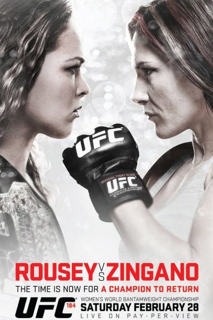 UFC 184: Rousey vs. Zingano poster