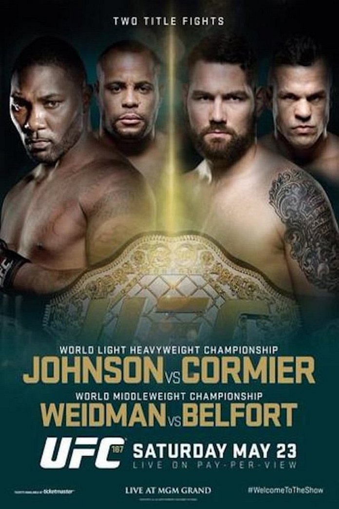 UFC 187: Johnson vs. Cormier poster