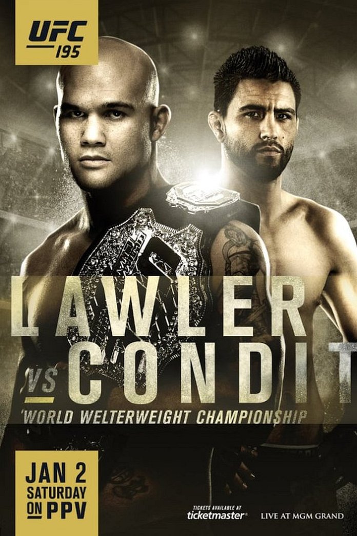 UFC 195: Lawler vs. Condit poster
