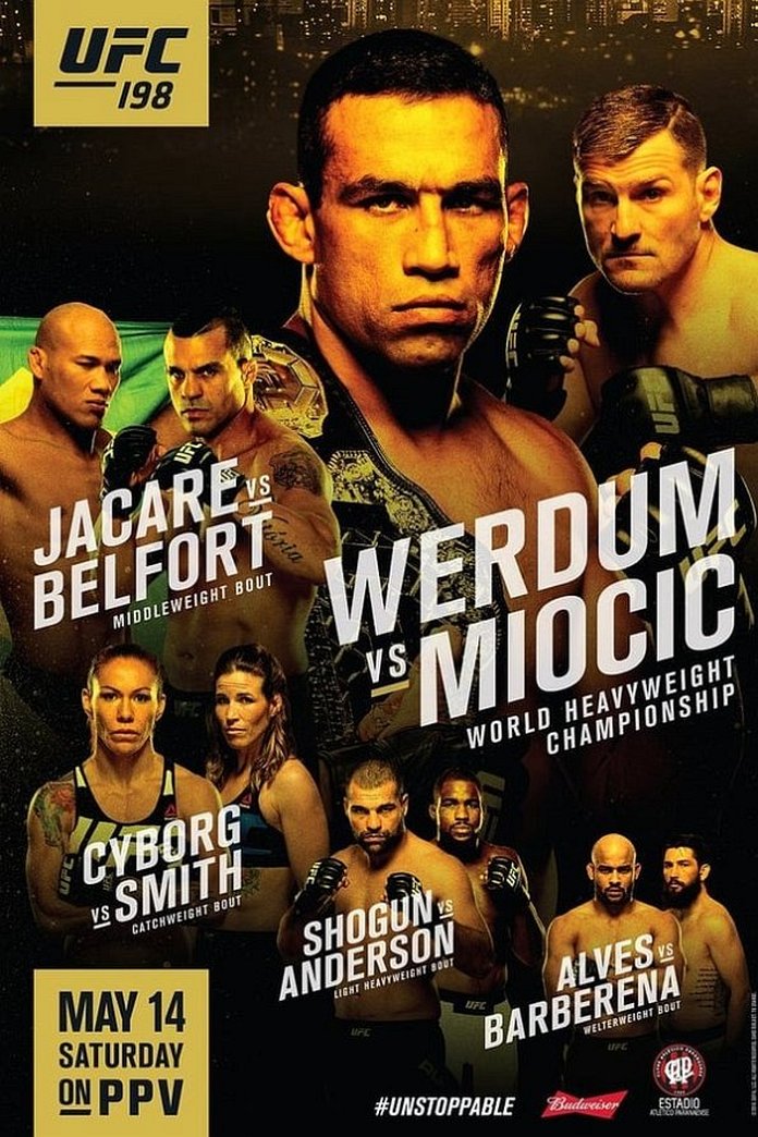 UFC 198 results poster