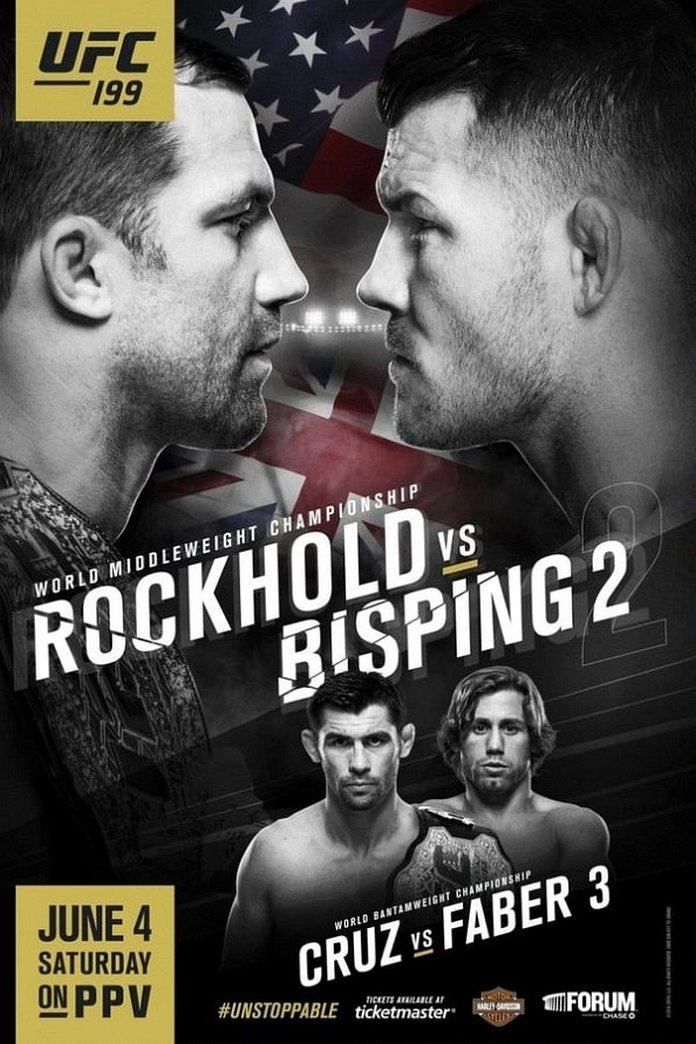 UFC 199: Rockhold vs. Bisping 2 poster