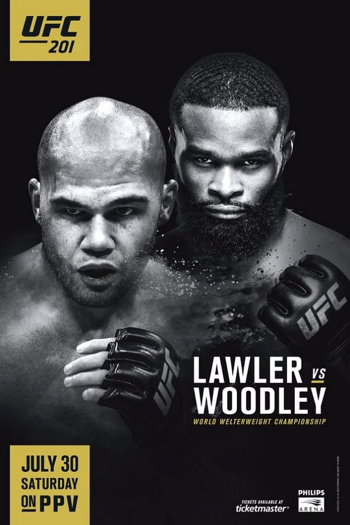 UFC 201 results poster