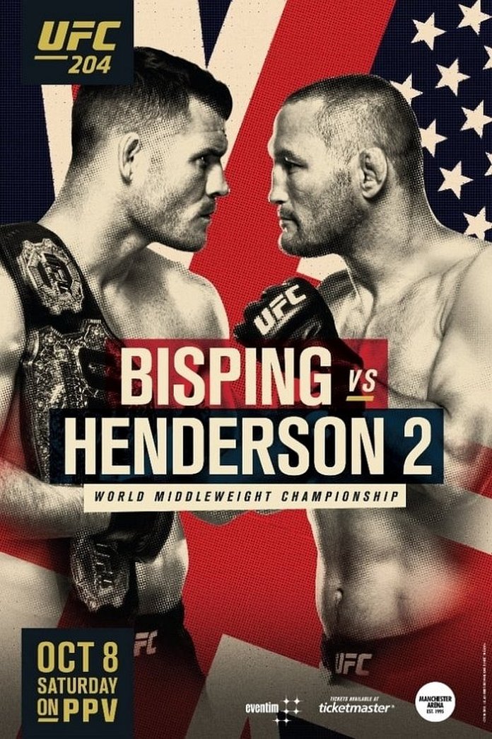 UFC 204: Bisping vs. Henderson 2 poster