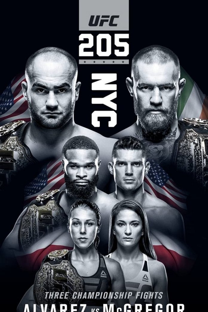 UFC 205 results poster