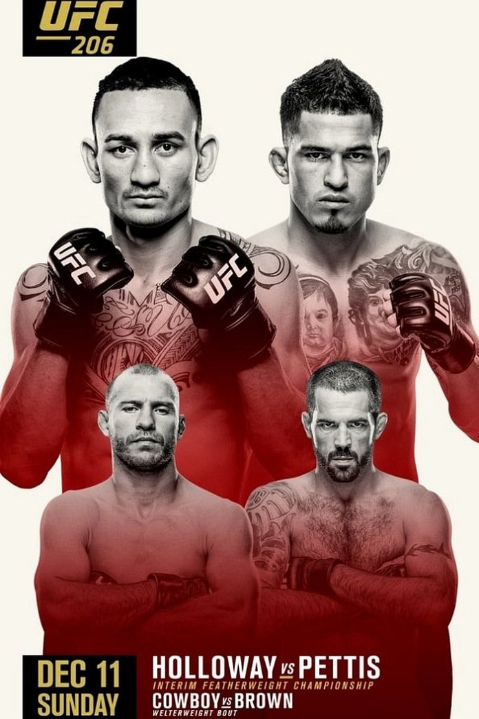 UFC 206: Holloway vs. Pettis poster