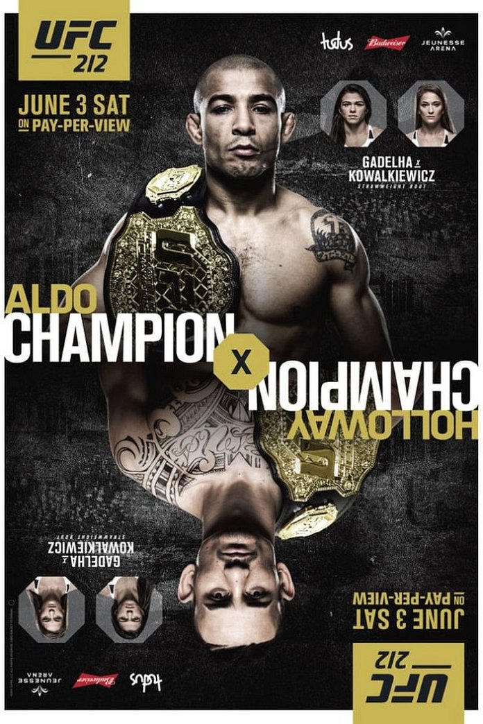 UFC 212: Aldo vs. Holloway poster