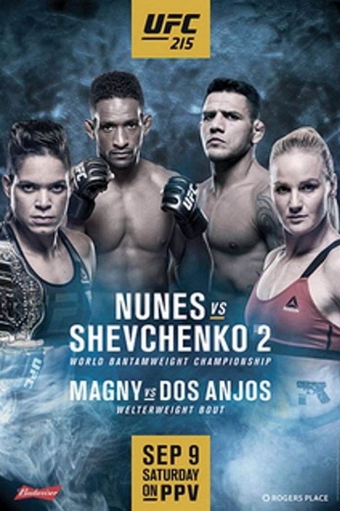 UFC 215 results poster