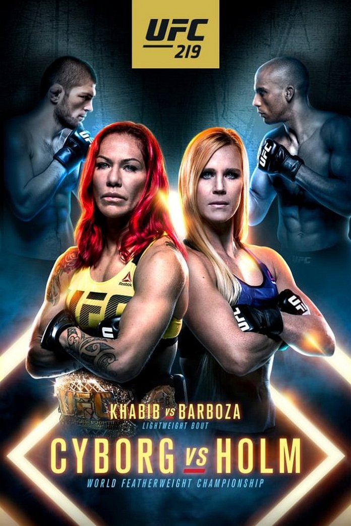 UFC 219 results poster