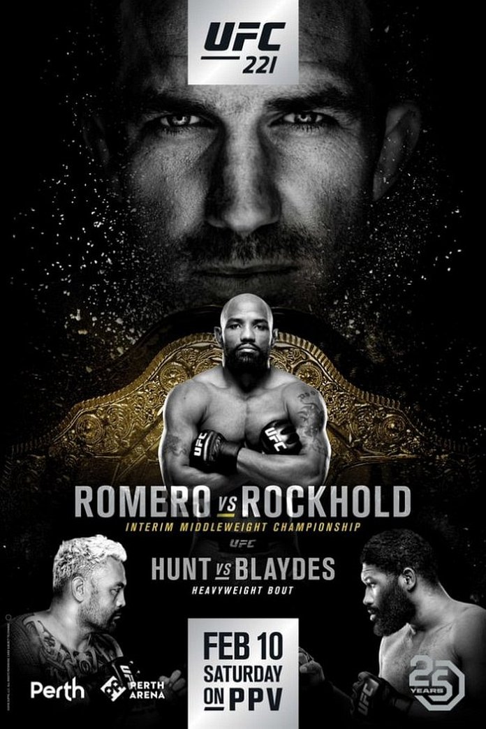 UFC 221: Romero vs. Rockhold poster